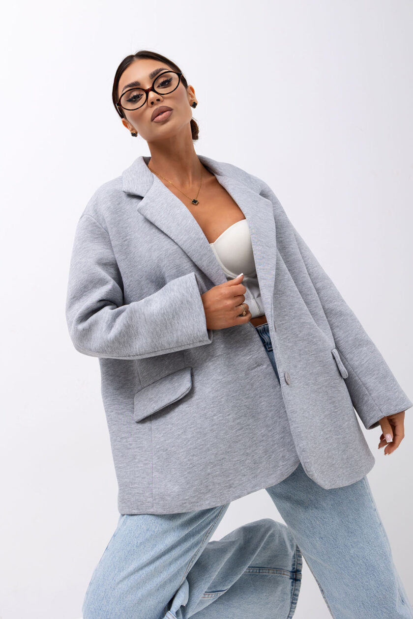 MARYNARKA OVERSIZE EDITORIAL #MCO05 - obrazek 3