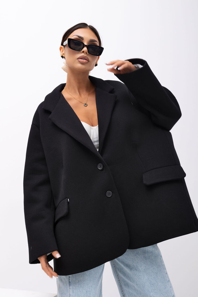 MARYNARKA OVERSIZE EDITORIAL #MCO06 - obrazek 2