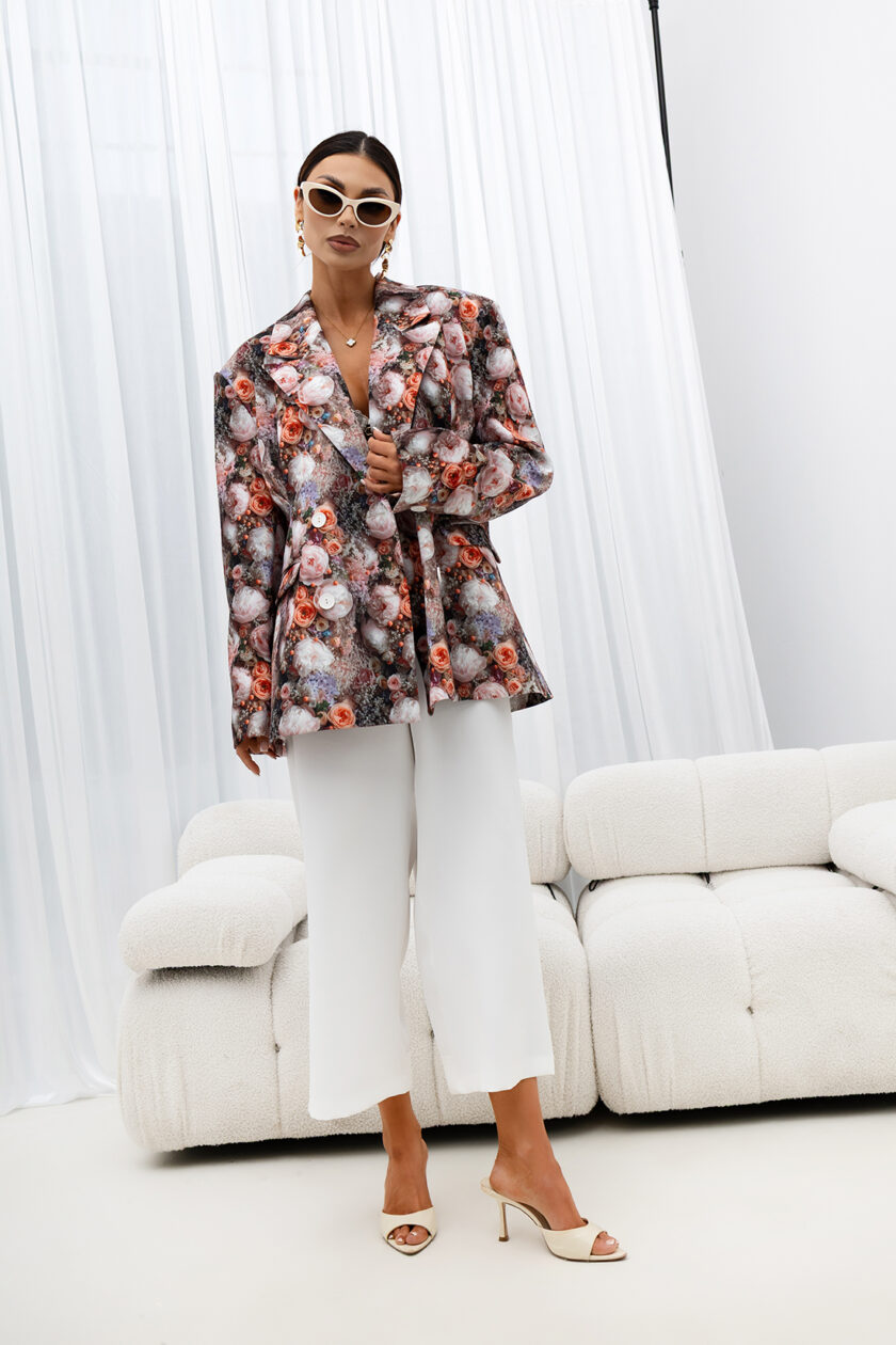 MARYNARKA OVERSIZE PEONY3 #MCO - obrazek 3