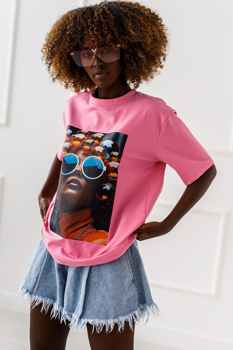T-SHIRT OVERSIZE BUBBLES #MC2 - obrazek 3