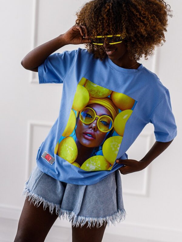 T-SHIRT  OVERSIZE  SKY #MC