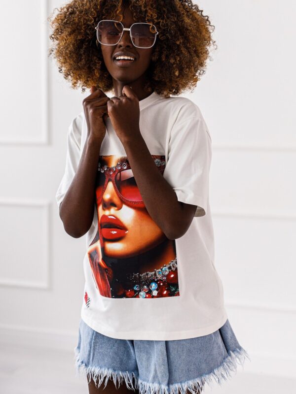 T-SHIRT  OVERSIZE  STRAWBERRY #MC1