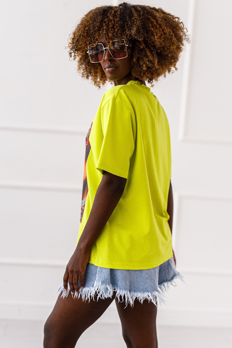 T-SHIRT OVERSIZE STRAWBERRY #MC2 - obrazek 3